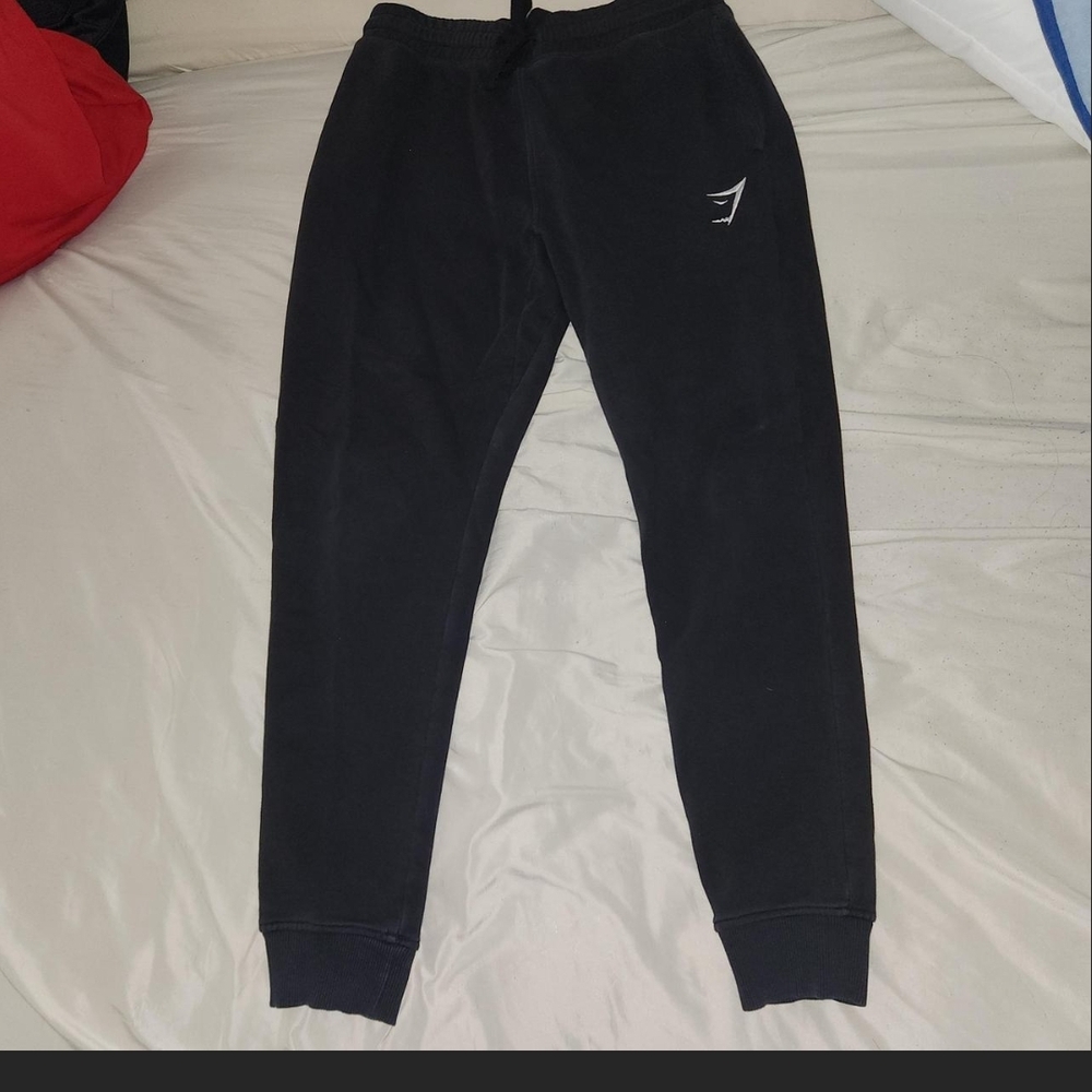 Black Joggers with Logo